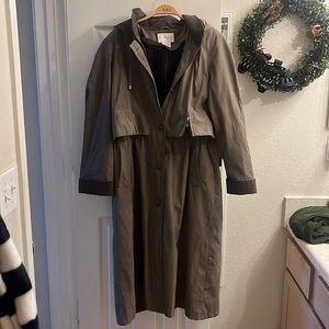 Worthington, 16P, Grey/Green Rain coat